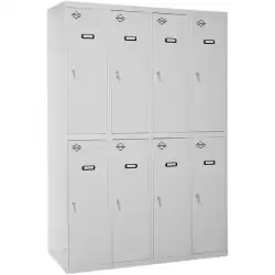 (8435104935118) SIMONRACK TAQUILLA METÁLICA SIMONLOCKER PROF. MON. TANDEM 4/8 300 (1200) 180X120X50CM GRIS