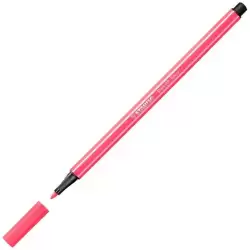 (68/040) STABILO ROTULADOR PEN 68 ROJO FLUORESCENTE CAJA 10 UD