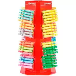 (70/240-01) STABILO MARCADOR BOSS ORIGINAL COLORES SURTIDOS EXPOSITOR ROTATIVO PERMANENTE 240 UD