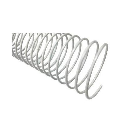 (ESP935306) GBC ESPIRAL METÁLICA PASO 5:1 6MM A4 BLANCO C/100