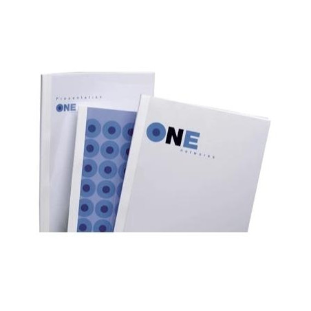 (IB370151) GBC CARPETA TÉRMICA IBICOVER STANDARD A4 LOMO 50MM CAJA DE 50 BLANCO