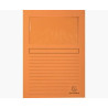 (50104E) EXACOMPTA SUBCARPETA A4 FOREVER CON VENTANA NARANJA 120GR -100U-