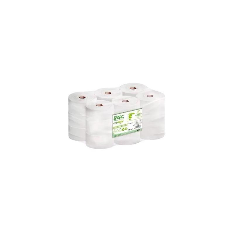 (J282302) GC ECOLOGIC+ PAPEL HIGIÉNICO INDUSTRIAL RECICLADO 2 CAPAS Ø170MM 124MT PACK 18 ROLLOS