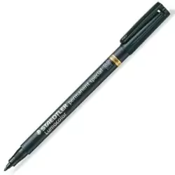 (319 M-9) STAEDTLER ROTULADOR ESPECIAL PERMANENTE LUMOCOLOR M NEGRO