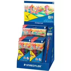 (185 CA-1) STAEDTLER LÁPICES DE COLORES WOPEX ECOLÓGICO C/SURTIDOS EXPOSITOR C12-20U - C24-5U-