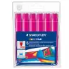 (340 WP6-20) STAEDTLER ROTULADOR GRUESO NORIS CLUB MAGENTA ESTUCHE 6 UD