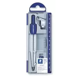 (550 60) STAEDTLER COMPÁS ESCOLAR NORIS 550 CON TUBO DE MINAS Y ADAPTADOR UNIVERSAL