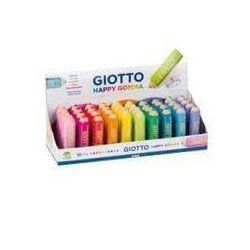 (F233800) GIOTTO HAPPY GOMMA GOMA DE BORRAR LAPIZ DISPLAY -40U-