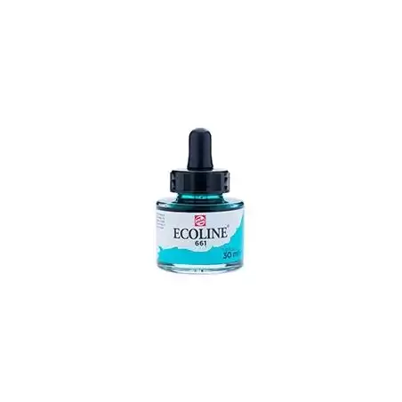 (11256611) TALENS ECOLINE ACUARELA LIQUIDA 30ML VERDE TURQUESA