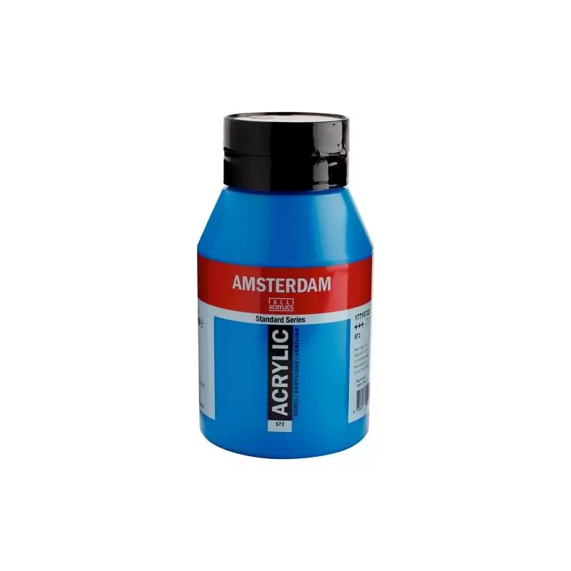 (17715722) TALENS AMSTERDAM STANDARD SERIES COLORES ACRÍLICOS BOTE 1000ML CIAN PRIMARIO