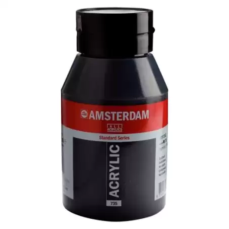 (17717352) TALENS AMSTERDAM STANDARD SERIES COLORES ACRÍLICOS BOTE 1000ML NEGRO ÓXIDO