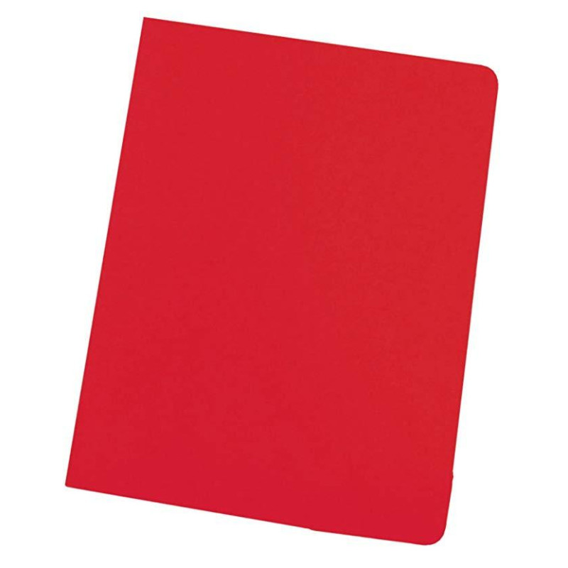 (400040654) GIO SUBCARPETA SIMPLE CARTULINA ROJO INTENSO FOLIO 250GR -50U-