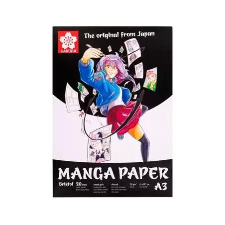 (93202942) TALENS PAPEL MANGA 250GR PARA ACUARELA A3 20 PÁGINAS