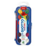 (F351200) GIOTTO ACUARELAS EN PASTILLAS 30MM CON PINCEL COLORES SURTIDOS ESTUCHE 12 UD