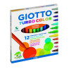 (F416000) GIOTTO ROTULADORES TURBO COLOR SURTIDOS ESTUCHE 12 UD