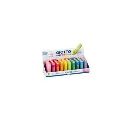 (F233800) GIOTTO HAPPY GOMMA GOMA DE BORRAR LAPIZ DISPLAY -40U-