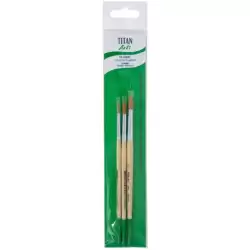 (129258133) TITAN ARTS SET DE PINCELES 258/4-6-8 BLÍSTER 3 UD