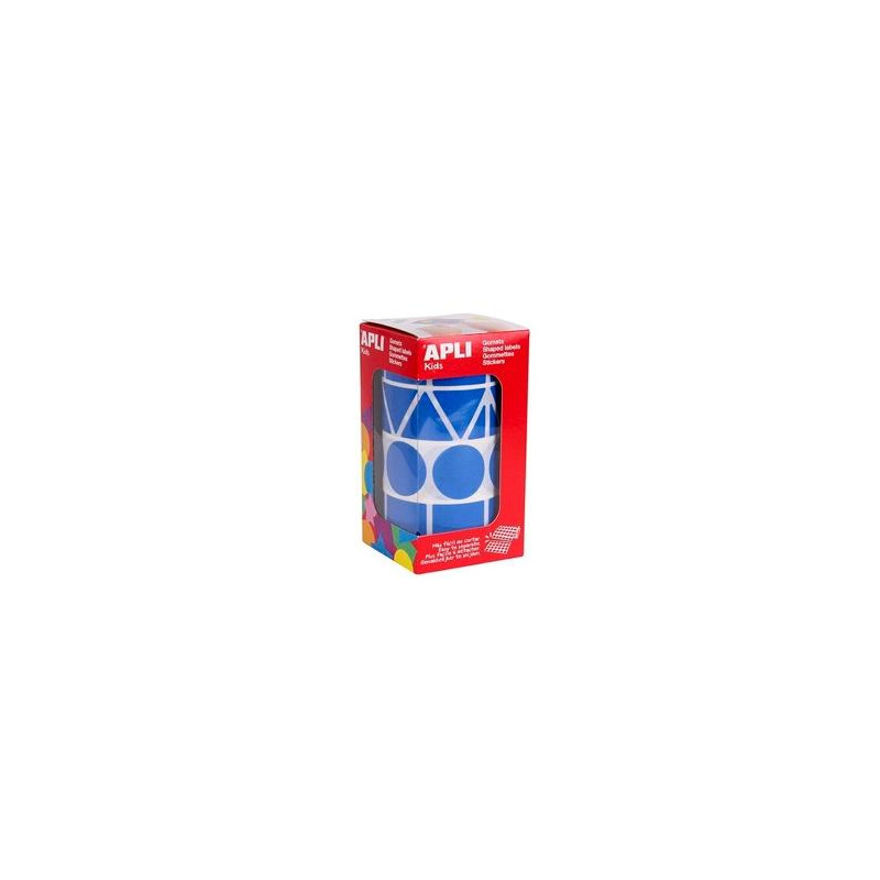 (11162) APLI GOMETS FIGURAS SURTIDAS ROLLO AZUL XL