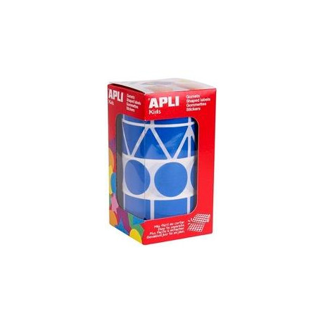 (11162) APLI GOMETS FIGURAS SURTIDAS ROLLO AZUL XL
