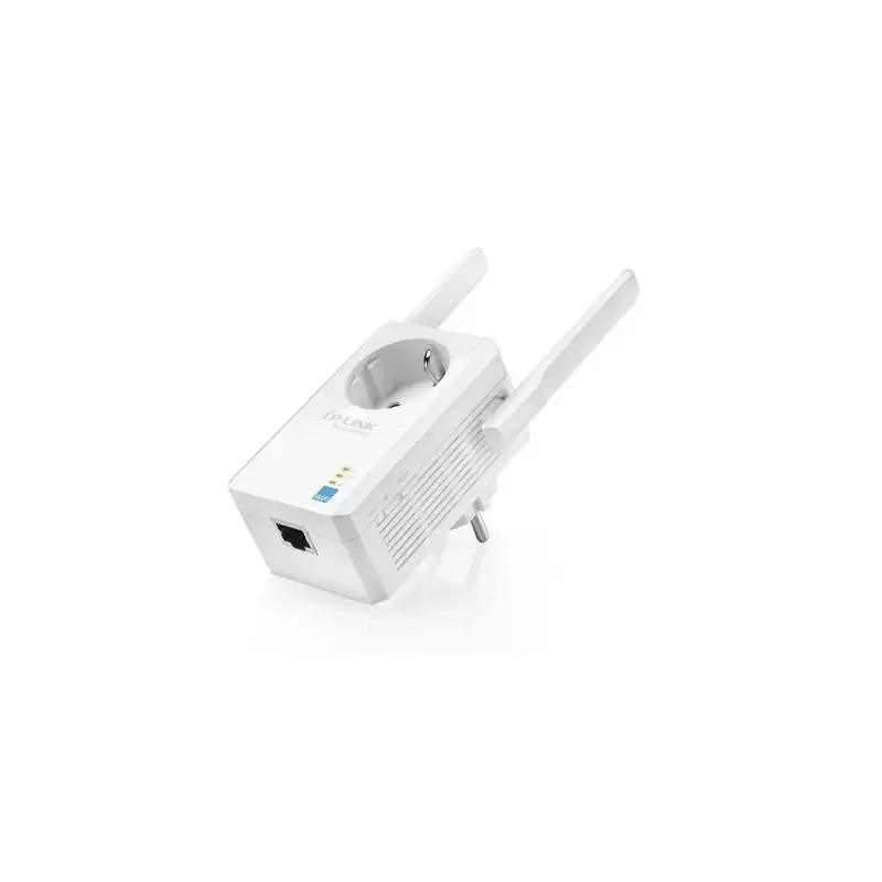 (TL-WA860RE) TP-LINK EXTENSOR DE COBERTURA WIFI TP-LINK WA860RE DE PARED 300MB PASSTHROUGH 1 PUERTO LAN WPS 2 ANTENAS FIJAS