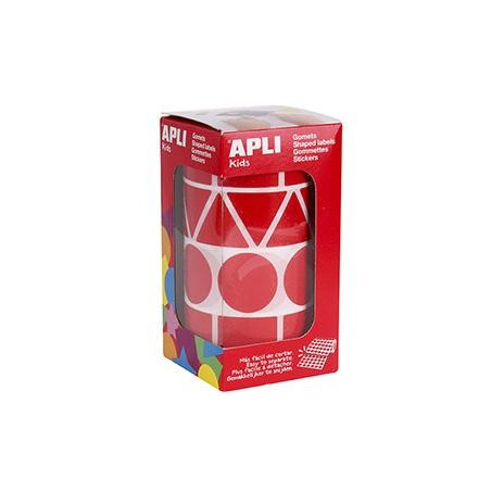 (11163) APLI GOMETS FIGURAS SURTIDAS ROLLO ROJO XL