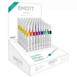 (182634921) UNIBALL EMOTT ROTULADORES DE ESCRITURA Y DIBUJO 10 COLORES SURTIDOS EXPOSITOR 50 UD