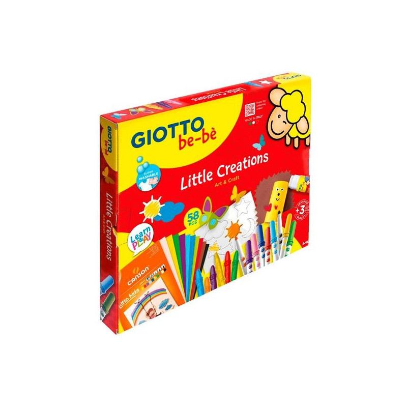 (F479100) GIOTTO SET PEQUEÑAS CREACIONES BE-BÉ COLORES SURTIDOS