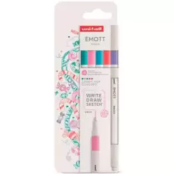 (302422260) UNIBALL EMOTT ROTULADORES DE ESCRITURA Y DIBUJO COLORES DULCES ESTUCHE 5 UD