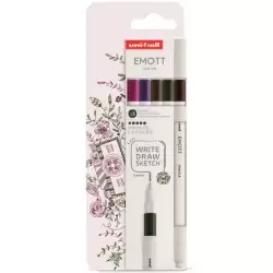 (302422266) UNIBALL EMOTT ROTULADORES DE ESCRITURA Y DIBUJO COLORES VINTAGE ESTUCHE 5 UD