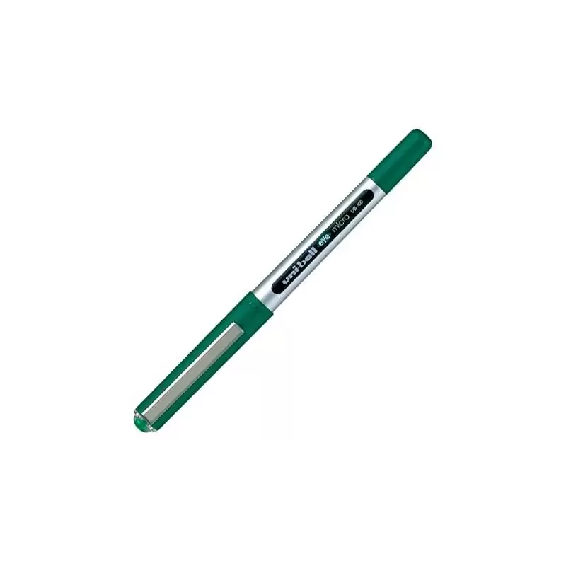 (597377000) UNIBALL ROLLERBALL EYE MICRO UB-150 0.5MM VERDE CAJA 12 UD