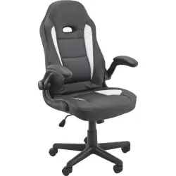 (CH3/KN) UNISIT SILLÓN GAMING GIRATORIO CON REPOSABRAZOS NEGRA Y BLANCA