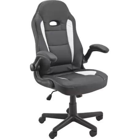 (CH3/KN) UNISIT SILLÓN GAMING GIRATORIO CON REPOSABRAZOS NEGRA Y BLANCA
