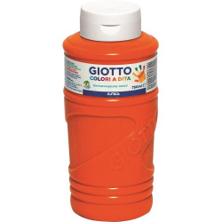 (F472905) GIOTTO PINTURA DE DEDOS DE 750 ML COLOR NARANJA
