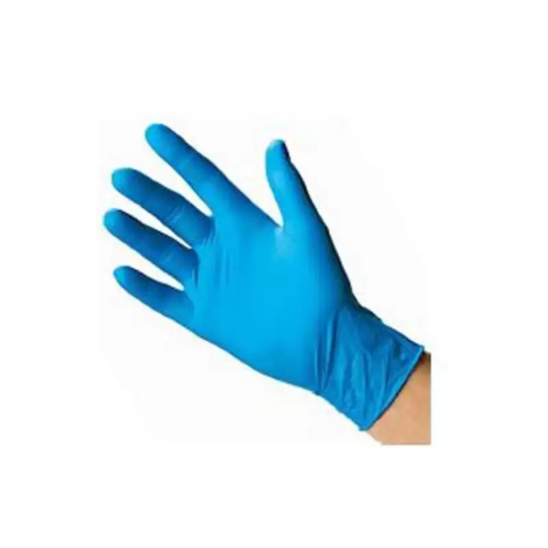 (27076) GUANTES DE NITRILO AZUL SIN POLVO TALLA XS CAJA -100-