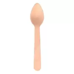 (33245) CUCHARA MADERA 11CM MARRÓN -100U-