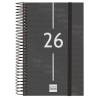 (741096026) FINOCAM AGENDA ESPIRAL YEAR E5-117X181MM 1DP TAPA PP NEGRO 2026