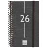 (741426026) FINOCAM AGENDA ESPIRAL YEAR E3-79X127MM SVH TAPA PP NEGRO 2026