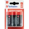 (49923) VERBATIM PILAS ALCALINAS D - LR20 - PACK 2 UDS
