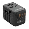 (32120) VERBATIM UTA-05 ADAPTADOR  UNIVERSAL DE VIAJE CON 2 PUERTO USB-C - 2 PUERTO USB-A