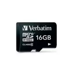 (44010) VERBATIM TARJETA MICRO SDHC 16GB CLASE 10
