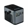 (49545) VERBATIM UTA-03 ADAPTADOR UNIVERSAL DE VIAJE CON 1 PUERTO USB-C - 2 PUERTO USB-A - 2 PUERTO USB-C