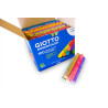 (F539000) GIOTTO TIZAS ROBERCOLOR ANTIPOLVO COLORES SURTIDOS CAJA 100 UD