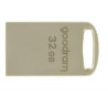 (UPO3-032) GOODRAM PENDRIVE METAL USB FLASH DRIVE 32GB C/RANURA PARA COLGAR Y LLAVERO USB 3.0 PLATA