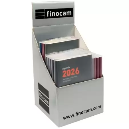 (331180126) FINOCAM AGENDA PLANA MIN/COC CAJA EXPOSITOR 12 UD 2026