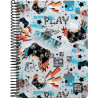 (16512476) GRAFOPLÁS CUADERNO PL3 80H CUARTO 90GR 4X4MM 5 BANDAS COLOR TAPA PP BITS&BOBS 23 PLAY