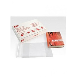 (12280) APLI FORRO DE LIBROS CON SOLAPA AJUSTABLE 290MM PVC 130 MICRAS CAJA 100 UD
