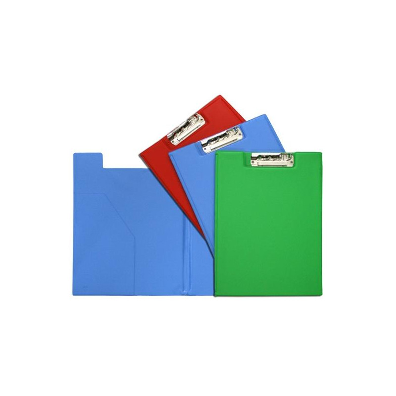 (01572531) GRAFOPLÁS CARPETA CON PINZA COLORS MINICLIP FOLIO C/BOLSA INTERIOR PVC AZUL