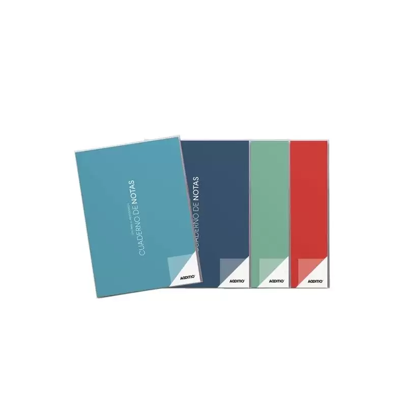(P112) ADDITIO CUADERNO DE NOTAS A4 PARA EL PROFESORADO PVC 64 PÁGINAS C/SURTIDOS