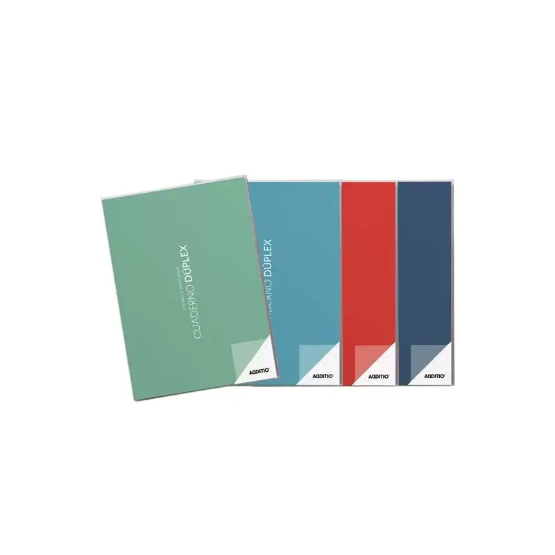 (P142) ADDITIO CUADERNO DUPLEX A4 PARA EL PROFESORADO PVC 112 PÁGINAS C/SURTIDOS