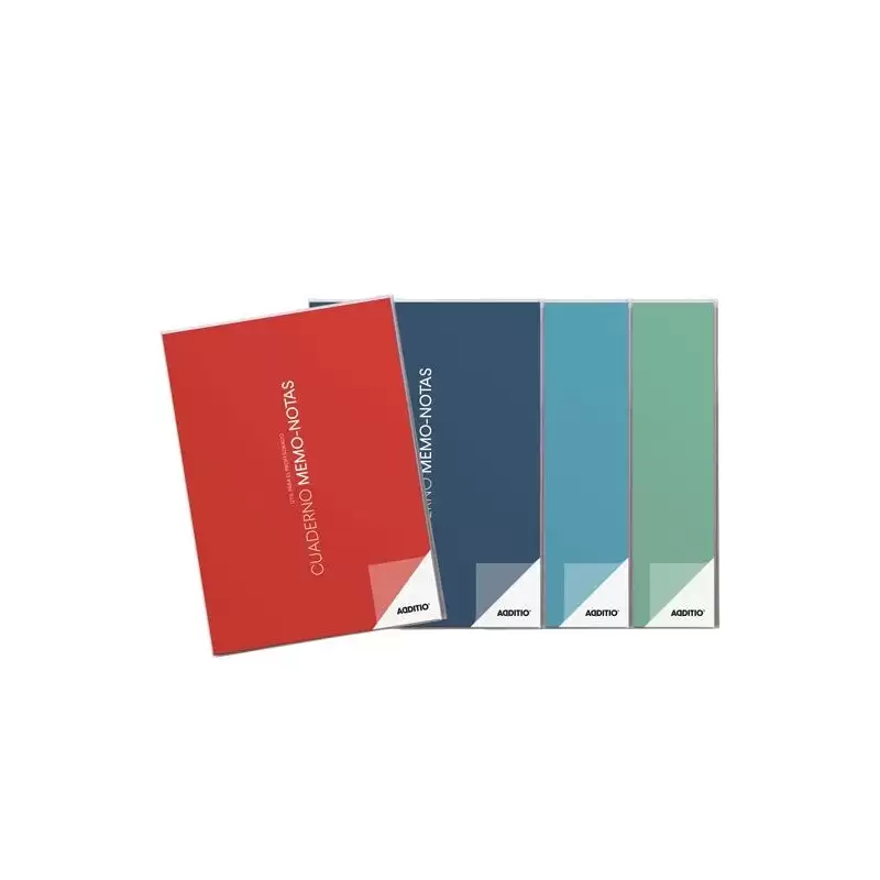 (P152) ADDITIO CUADERNO MEMO-NOTAS A4 PARA EL PROFESORADO PVC 128 PÁGINAS C/SURTIDOS